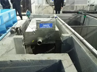 Барабанный фильтр установленный в канал